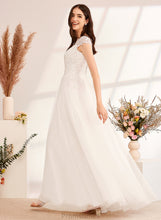 Load image into Gallery viewer, Ball-Gown/Princess Adrienne Lace Illusion Wedding Dresses Dress Floor-Length Wedding Tulle