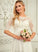 Scoop Wedding Dresses Asymmetrical Chiffon Lace With Dress Wedding Beading Sequins Isabella A-Line