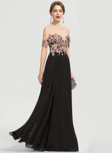Load image into Gallery viewer, Floor-Length Prom Dresses Lace Ball-Gown/Princess Chiffon Kali Off-the-Shoulder