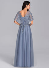 Load image into Gallery viewer, Floor-Length Madyson A-Line Dress Wedding Scoop Wedding Dresses Tulle