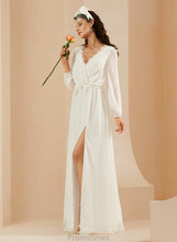 Load image into Gallery viewer, Dress Marlene Chiffon V-neck Floor-Length A-Line Wedding Dresses Lace Wedding
