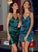 Charmeuse Dress With Club Dresses Angie Short/Mini Ruffle Bodycon V-neck Homecoming