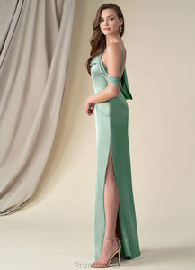 Keely Floor Length Sleeveless A-Line/Princess Spaghetti Staps Natural Waist Bridesmaid Dresses