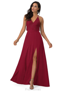 Cameron Natural Waist A-Line/Princess Floor Length Sleeveless One Shoulder Bridesmaid Dresses