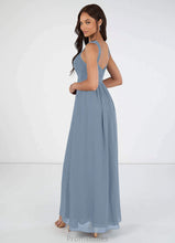 Load image into Gallery viewer, Jayleen Natural Waist Knee Length Straps A-Line/Princess Sleeveless Bridesmaid Dresses