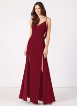Load image into Gallery viewer, Nylah Sleeveless Off The Shoulder Straps Floor Length Natural Waist Bridesmaid Dresses