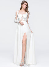 Load image into Gallery viewer, Angel Prom Dresses Floor-Length Chiffon Lace Sweetheart A-Line
