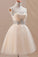 2022 Homecoming Dresses A Line Sweetheart Tulle With Beading Short/Mini