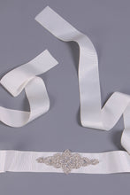 Load image into Gallery viewer, Simple Satin Wedding/Evening Ribbon With Beading