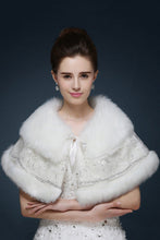Load image into Gallery viewer, Wedding / Party/Evening Faux Fur Shawls / Stoles Sleeveless Wedding Bride / Bridesmaid Wraps