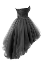 Load image into Gallery viewer, 2024 Cocktail Dresses A Line Sweetheart Tulle With Ruffles Asymmetrical