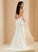 Wedding Court Chiffon Train V-neck Dress Trumpet/Mermaid Wedding Dresses Marisa