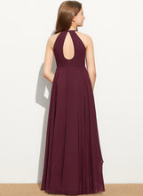 Load image into Gallery viewer, With Junior Bridesmaid Dresses Ruffle Asymmetrical Lila Scoop A-Line Chiffon Neck