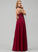 Sweetheart Chiffon Jaylyn Floor-Length Rhinestone Lace A-Line With Prom Dresses