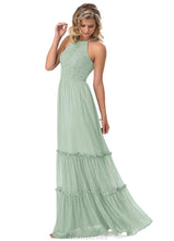 Load image into Gallery viewer, Eden Floor Length V-Neck Sleeveless Natural Waist A-Line/Princess Bridesmaid Dresses