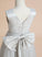Satin/Tulle Sleeveless Dress With Lace/Bow(s) Neck Rebekah Girl Flower Floor-length Flower Girl Dresses Ball-Gown/Princess Scoop -