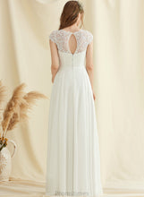 Load image into Gallery viewer, Mavis Scoop Floor-Length A-Line Lace Prom Dresses Chiffon