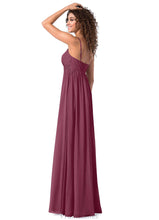 Load image into Gallery viewer, Cheryl Natural Waist Straps Floor Length A-Line/Princess Sleeveless Bridesmaid Dresses