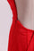 2024 Open Back Prom Dresses Stretch Satin Scoop Sweep Train