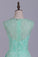 2022 V-Neck A Line Above Knee Length Lace Bridesmaid Dresses
