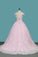 2022 Ball Gown Quinceanera Dresses Sweetheart Sweep/Brush Lace Up Back Applique And Beading