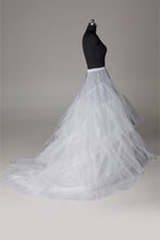Load image into Gallery viewer, Women Tulle/Polyester Sweep Train Length 3 Tiers Petticoats P027
