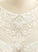 A-Line Wedding Chiffon Floor-Length Wedding Dresses Lace Dress Scoop Chasity