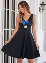 Load image into Gallery viewer, Dress A-Line Short/Mini Homecoming Dresses Homecoming V-neck Kathleen