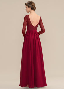 Length Straps Lace Floor-Length A-Line Fabric Silhouette Neckline ScoopNeck Sanai Sheath/Column Floor Length Bridesmaid Dresses