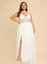Load image into Gallery viewer, With Miah V-neck Dress Chiffon Floor-Length Wedding A-Line Wedding Dresses Lace Beading