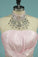 2022 Prom Dresses Scoop Mermaid Satin Court Train With Beads&Belt