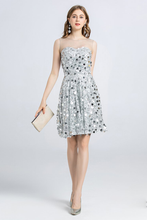 Load image into Gallery viewer, Sleeveless Homecoming Dresses Lace June Jewel Sequins Mini