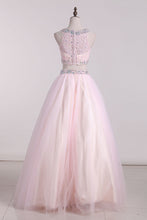 Load image into Gallery viewer, 2024 Two-Piece Scoop Ball Gown Quinceanera Dresses Tulle With Applique