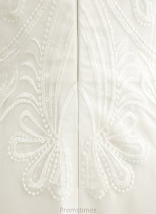 Lace With Wedding Wedding Dresses Scoop Sequins Dress Floor-Length Chiffon Meghan