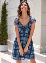 Load image into Gallery viewer, V-neck Homecoming Short/Mini Dress Homecoming Dresses Willa A-Line