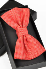 Load image into Gallery viewer, Fashion Polyester Bow Tie Orange Red