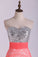 2022 Sweetheart Prom Dress Beaded Bodice Twist Back Straps With Lace Skirt