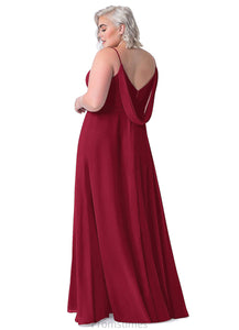 Nylah Sleeveless Off The Shoulder Straps Floor Length Natural Waist Bridesmaid Dresses