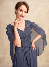 Load image into Gallery viewer, Lace the Bride of Beading Lilith Floor-Length Mother of the Bride Dresses Chiffon Sequins A-Line Dress Mother V-neck With