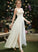 V-neck Lace Wedding Dresses Wedding Sequins With Floor-Length Chiffon A-Line Kathleen Dress