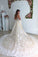 2024 Tulle Wedding Dresses Mermaid Scoop With Applique Chapel Train Detachable