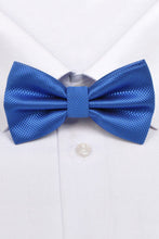 Load image into Gallery viewer, Fashion Polyester Bow Tie Dark Royal Blue