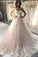 2022 New Arrival A-Line Wedding Dress Tulle Scoop Neck