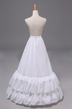 Load image into Gallery viewer, Women Elastic Satin Floor Length 2 Tiers Petticoats #8823