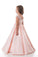 2022 A Line Flower Girl Dresses Scoop Satin With Applique And Sash  Floor Length