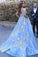 2024 Ball Gown Off The Shoulder Prom Dresses Tulle With Appliques