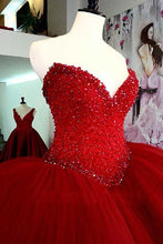 Load image into Gallery viewer, 2024 Luxurious Quinceanera Dresses Sweetheart Ball Gown Beaded Bodice