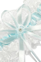 Load image into Gallery viewer, Gorgeous Wedding Garters With Ribbons Satin&amp;Lace