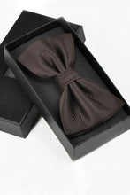 Load image into Gallery viewer, Fashion Polyester Bow Tie Brown