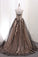 2022 Tulle Prom Dresses A Line Sweetheart With Applique Sweep Train